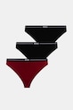 BOSS tanga 3-pack tanga burgundia 50510030