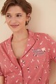 Odzież women'secret piżama bawełniana LA VECINA RUBIA MOUNTAIN 3136099 różowy