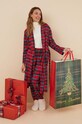 women'secret szlafrok bawełniany Mix & Match 4686925 czerwony