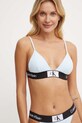Calvin Klein sutien de baie KW0KW02256 albastru SS24