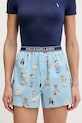 Polo Ralph Lauren піжамні шорти жіночі бавовняні блакитний 4P0119