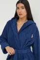 Βαμβακερό μπουρνούζι Polo Ralph Lauren σκούρο μπλε