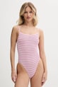 Jednodílné plavky Bond Eye LOW PALACE měkké růžová BOUND354