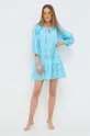 Melissa Odabash sukienka plażowa bawełniana Ashley niebieski