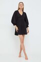 Melissa Odabash rochie de plajă din bumbac MO.CAMILLA negru SS24