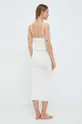 Βαμβακερό φόρεμα παραλίας Karl Lagerfeld μπεζ