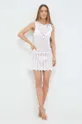 Βαμβακερό φόρεμα παραλίας Melissa Odabash λευκό
