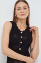 Melissa Odabash sukienka plażowa bawełniana Rosie czarny MO.ROSIE