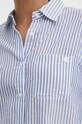 Lauren Ralph Lauren camicia da spiaggia in cotone 20108176 blu