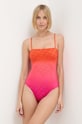 Lauren Ralph Lauren jednoczęściowy strój kąpielowy 20499202 pomarańczowy SS24