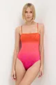 Jednodijelni kupaći kostim Lauren Ralph Lauren narančasta