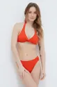 Plavková podprsenka Lauren Ralph Lauren oranžová