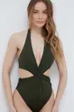 zelena Jednodijelni kupaći kostim Lauren Ralph Lauren Ženski