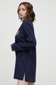 Bavlnená pyžamová košeľa Lauren Ralph Lauren 20498276 tmavomodrá SS24