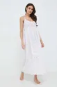 λευκό Βαμβακερό φόρεμα παραλίας Polo Ralph Lauren Γυναικεία