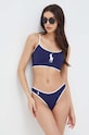 Горнище на бански Polo Ralph Lauren горнище тъмносин 21454447