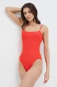 červená Jednodielne plavky Polo Ralph Lauren Dámsky