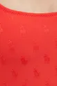 czerwony Polo Ralph Lauren jednoczęściowy strój kąpielowy