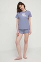 Lauren Ralph Lauren piżama dzianina granatowy ILN12311