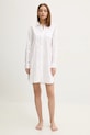 Lauren Ralph Lauren koszula nocna bawełniana bawełna biały ILN32305