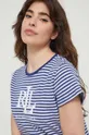 mornarsko modra Spalna srajca Lauren Ralph Lauren