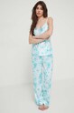 Πιτζάμα Lauren Ralph Lauren ύφασμα μπλε ILN72318