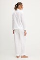 Lauren Ralph Lauren piżama bawełniana ILN92305 biały AW25