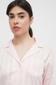 Bavlnené pyžamo Lauren Ralph Lauren ILN92305 ružová
