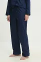 Lauren Ralph Lauren pijamale de bumbac bleumarin ILN92305