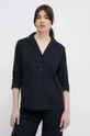 Бавовняна піжама Lauren Ralph Lauren чорний