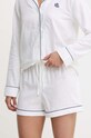 Lauren Ralph Lauren piżama lniana biały ILN12335