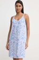 Lauren Ralph Lauren koszula nocna dzianina niebieski ILN22336