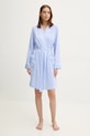 Lauren Ralph Lauren halat de baie din bumbac I814702 albastru AA00