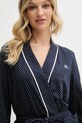 Lauren Ralph Lauren halat de baie din bumbac bleumarin I814702