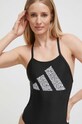 Odzież adidas Performance jednoczęściowy strój kąpielowy 3 Bar Logo Print HR4368 czarny