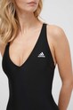 adidas jednoczęściowy strój kąpielowy 3-Stripes Essentials czarny IB7705