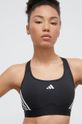 Sportski grudnjak adidas Performance Powerreact crna IQ3351
