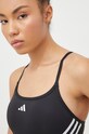 Športová podprsenka adidas Performance Aeroreact čierna IQ3354