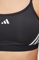 Športová podprsenka adidas Performance Aeroreact IQ3354 čierna