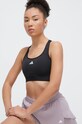Sportovní podprsenka adidas Performance Powerimpact jemně vyztužené černá IQ3377