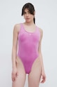 adidas Originals costum de baie dintr-o bucată moale violet IS1894