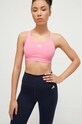 Sportovní podprsenka adidas Performance růžová IT6684