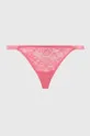 Tangá Moschino Underwear 3-pak ružová