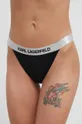 nero Karl Lagerfeld slip da bikini Donna