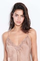 Odzież Chantelle X top piżamowy jedwabny C017I5.00Q beżowy