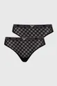 μαύρο Σλιπ Emporio Armani Underwear Γυναικεία