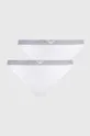 білий Стринги Emporio Armani Underwear 2-pack Жіночий