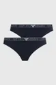 granatowy Emporio Armani Underwear figi 2-pack Damski