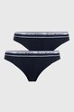 Brazílske nohavičky Emporio Armani Underwear 2-pak nohavičky tmavomodrá 163337.4R227