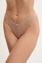 Emporio Armani Underwear brazyliany dzianina beżowy 164589.4R206